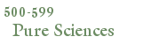 500-599 Pure Sciences
